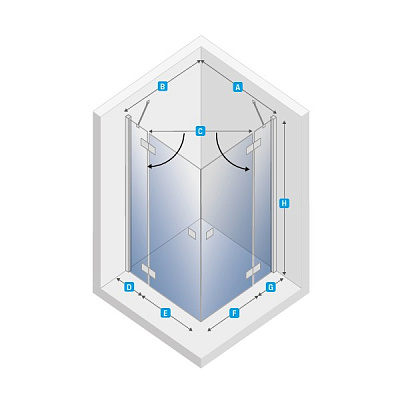 Душевая шторка New Trendy MODENA