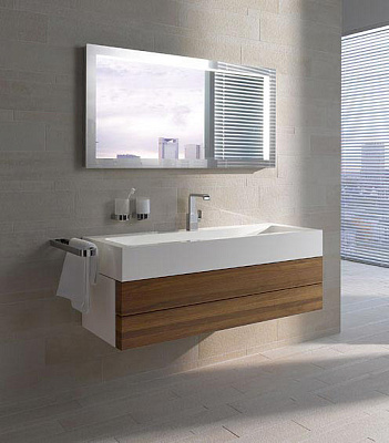 Тумба с раковиной Keuco Edition 300 грецкий орех 125 см