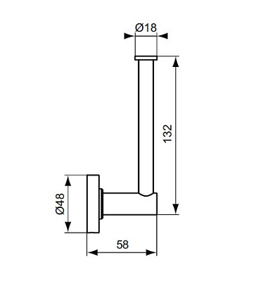 Держатель запасного рулона туалетной бумаги Ideal Standard IOM A9132XG