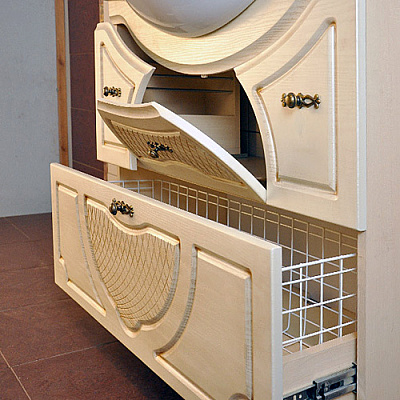 Тумба с раковиной Атолл Тулуза золото