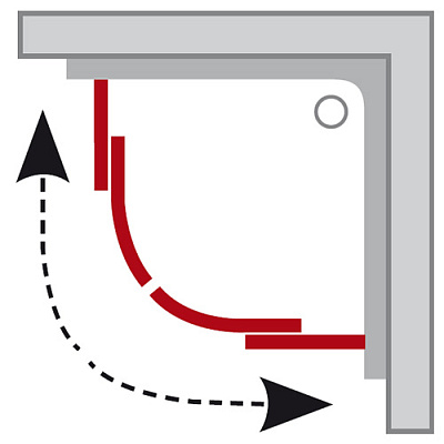 Душевой уголок Ravak BLCP4-80 Transparent