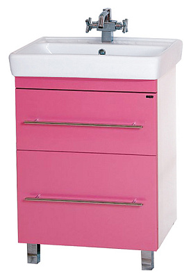 Мебель для ванной Misty Елена 60 розовая