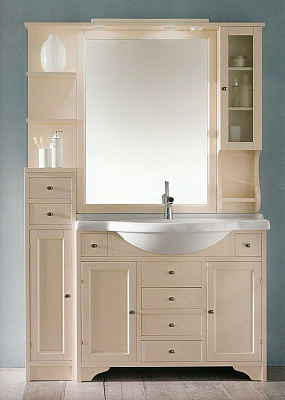 Зеркало-шкаф Eban Eleonora Modular 130 R белый