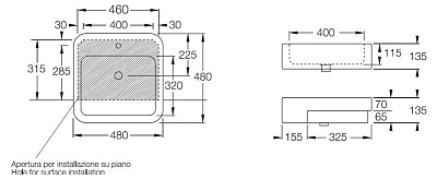 Рукомойник Hatria Happy Hour 09.30