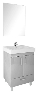 Тумба с раковиной Cezar Unicus 60 цветная нижний ящик