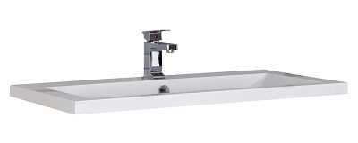 Тумба с раковиной Aquanet Нота 100 белая