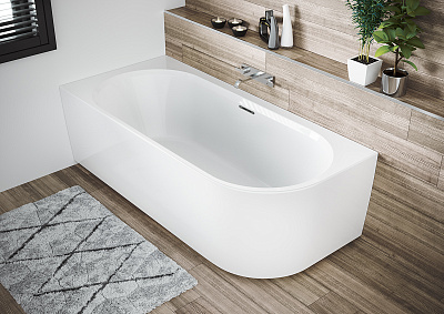 Акриловая ванна RIHO Desire R 184x84 Velvet White