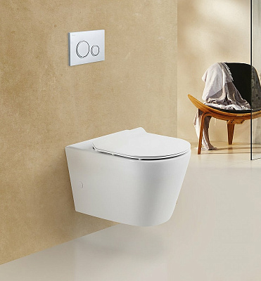 Чаша для унитаза подвесного BelBagno Flay-R BB053CHR