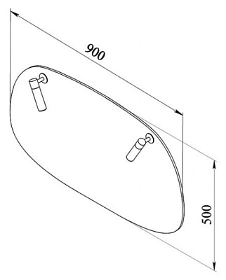 Зеркало De Aqua Эскалада S