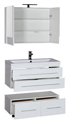 Мебель для ванной Aquanet Нота 90 белая