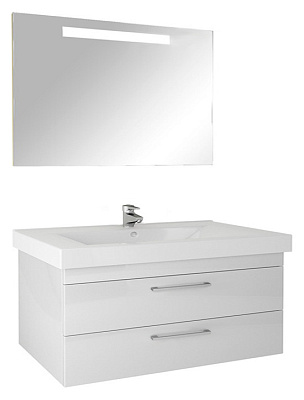 Тумба с раковиной Cezar Vita 100 белая