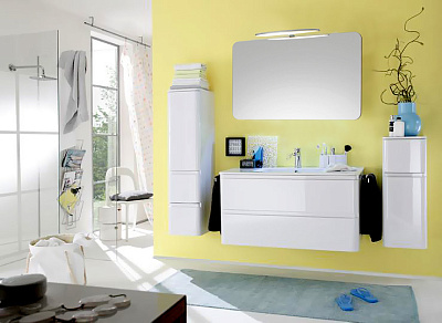 Тумба с раковиной Pelipal Solitaire 7010 121 полярный белый