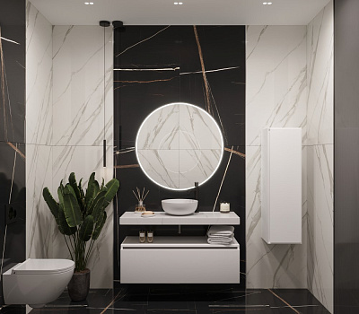 Столешница прямая Armadi Art FLAT CALACATTA 1210*460*70 869-120-CLCT