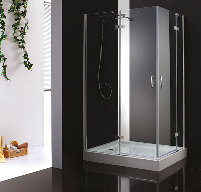 Душевой уголок Cezares Bergamo AH2 120/100 C Cr L