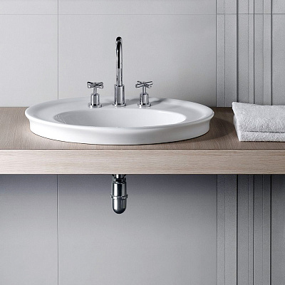 Раковина Hatria Dolcevita  (65 см) накладная