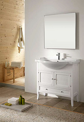 Тумба с раковиной Eban Arianna 85 белая