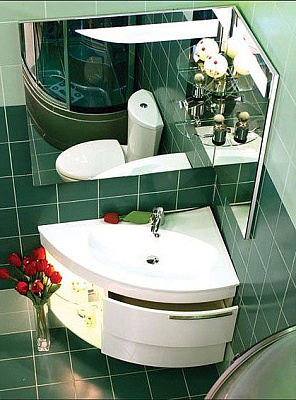 Зеркало De Aqua Трио Люкс 80 R
