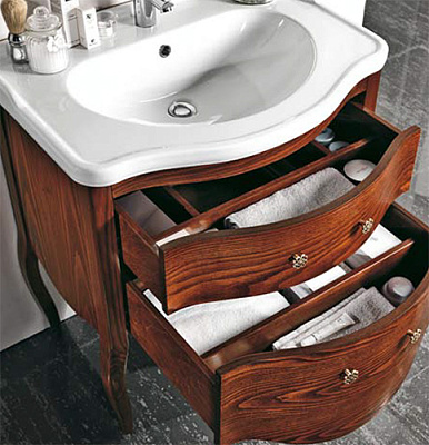 Тумба с раковиной Eban Sonia 75 белая