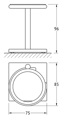 Держатель для стаканов Ellux Domino DOM 001