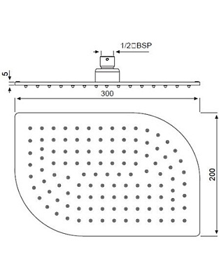 Верхний душ Jaquar Alive Maze OHS-CHR-85859M
