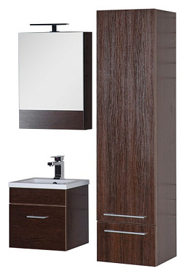 Тумба с раковиной Aquanet Нота 50 венге