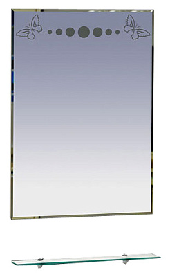 Мебель для ванной Misty Вирджиния Бабочка 60 венге белая