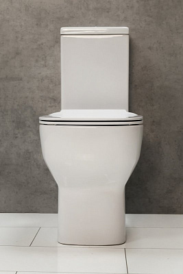 Чаша для унитаза приставного BelBagno Vaso BB127CP