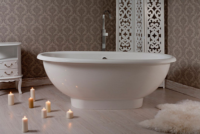 Ванна из литьевого мрамора Romance Collection Camelot 180x80