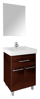 Тумба с раковиной Cezar Unicus 60 цветная верхний ящик