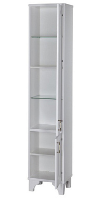 Шкаф-пенал Aquanet Валенса белый