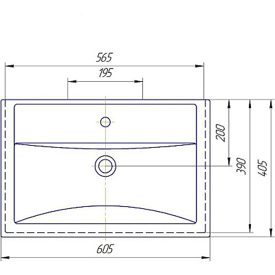 Раковина мебельная ASB-Mebel 19399