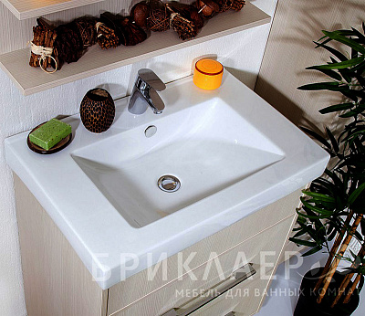 Мебель для ванной Бриклаер Чили 70 светлая лиственница