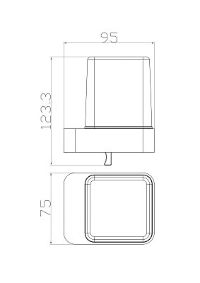 Дозатор мыла WONZON & WOGHAND LOTTE, Хром WW-5252-CR