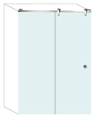 Душевая дверь в нишу Aquanet Gamma 140-12 R