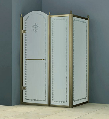 Душевой уголок Cezares Retro AH11 100/90 CP G L