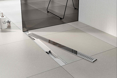 Водоотводящий желоб ALPEN Basic ALP-450BN1 с рамкой