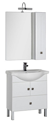 Мебель для ванной Aquanet Стайл 75 с нижним ящиком