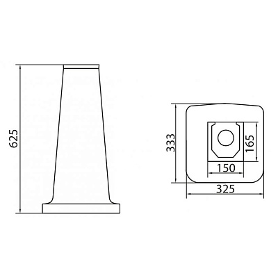 Пьедестал BelBagno Boheme BB115P
