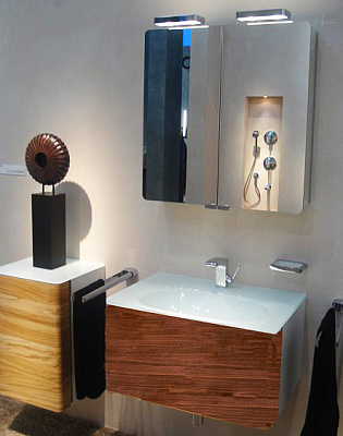 Тумба с раковиной Keuco Elegance New грецкий орех 70 см