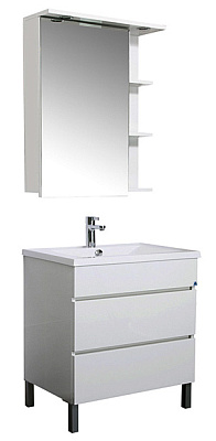 Тумба с раковиной Aquanet Лаконика 85