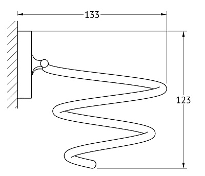 Держатель для фена Ellux Elegance ELE 059