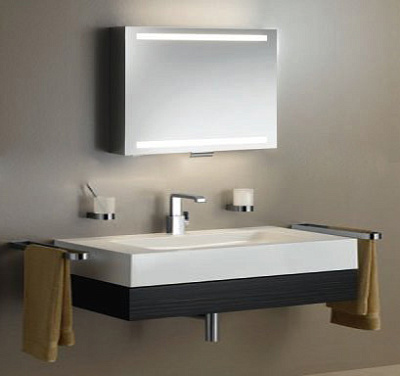 Тумба с раковиной Keuco Edition 300 эбано 125 см