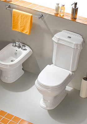 Крышка-сиденье Cezares King palace CZR-T-163-W-S-CR с микролифтом