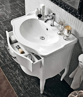 Тумба с раковиной Eban Sonia 75 белая