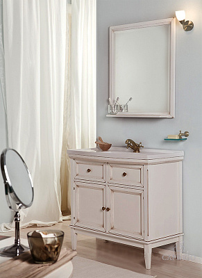 Зеркало Caprigo Джардин 60/70  BIANCO Light Vintage