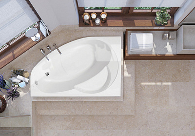 Акриловая ванна VAGNERPLAST Flora (L)