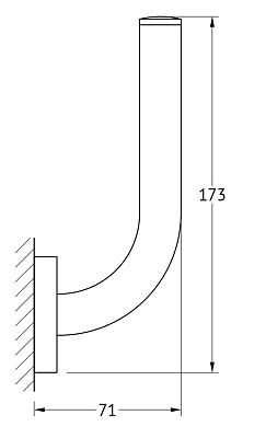 Держатель для запасных рулонов Ellux Avantgarde AVA 063