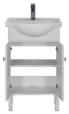 Тумба с раковиной Aquanet Стайл 55