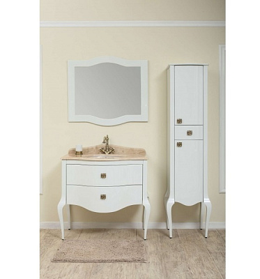 Шкаф-пенал Timo Ellen M-VR (белый)