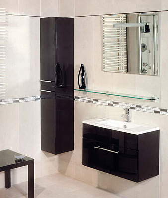 Шкаф-пенал De Aqua Тока 1S L с б/к